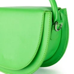 MYLA SOLID PU PURSE IN GREEN -handbag shop myla solid pu purse in green green 5 5