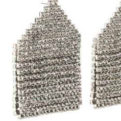 NEVER OVER THE TOP EARRING -handbag shop never over the top earring silver 4 4