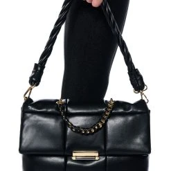 NIA BLACK PURSE -handbag shop nia black purse black 1 1