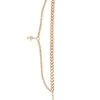 NO EFFORT LAYERED CHAIN NECKLACE -handbag shop no effort layered chain necklace gold 2 2