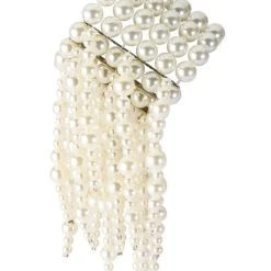 PEARL VISION STATEMENT BRACELET -handbag shop pearl vision statement bracelet white 6 6