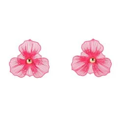 PETAL PUSHER METAL FLOWER EARRING