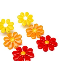 POCKET FULL OF SUNSHINE ENAMEL DROP EARRINGS -handbag shop pocket full of sunshine enamel drop earrings multi 3 3