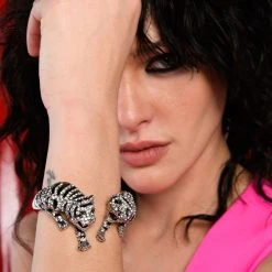 POUNCE ON YOU BRACELET -handbag shop pounce on you bracelet silver 1 1