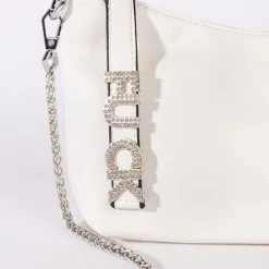 PROFANITY WHITE BAG -handbag shop profanity white bag white 4 4 c1