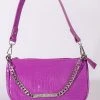 PURPLE LAGOON CROC PURSE -handbag shop puple lagoon croc purese purple 2 2
