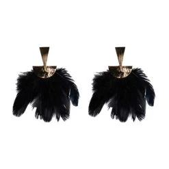 RAISE YOUR STANDARDS FEATHER EARRINGS