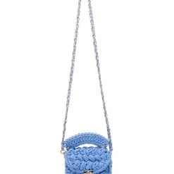 RHEBEKKA WOVEN BAG IN BLUE