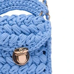 RHEBEKKA WOVEN BAG IN BLUE -handbag shop rhebekka woven bag in blue blue 5 5