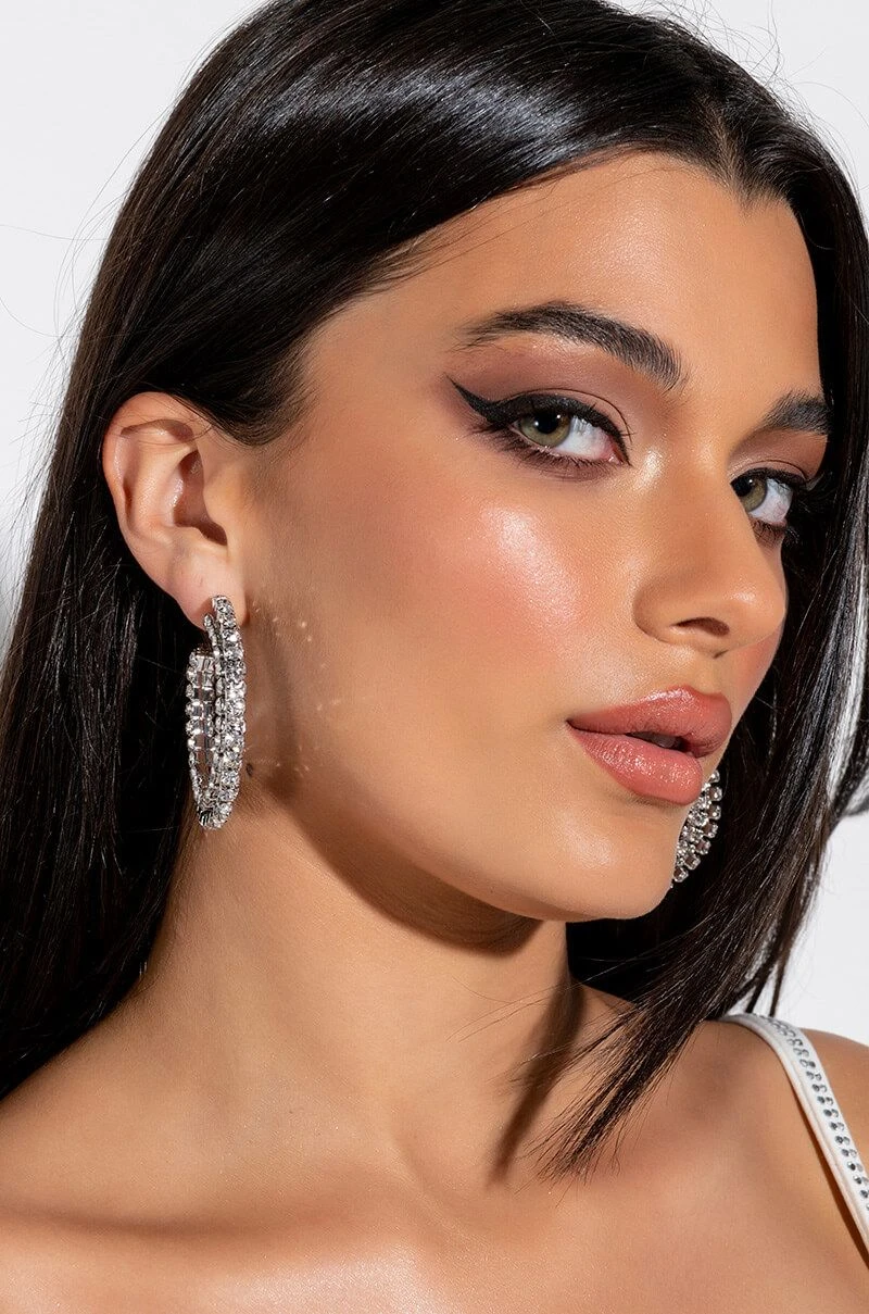 ROCKSTAR RHINESTONE HOOPS 5 ROCKSTAR RHINESTONE HOOPS - Image 3