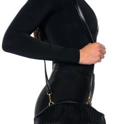 RORY BLACK CLUTCH -handbag shop rory black clutch black 1 1