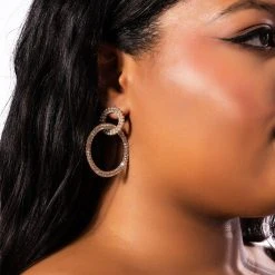 SCENE STEALER RHINESTONE EARRINGS