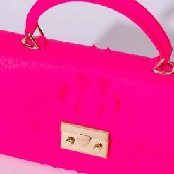 SEE YA LATER ALLIGATOR MED FUCHSIA BAG -handbag shop see ya later alligator med fuchsia bag fuchsia 4 4