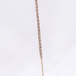 SEE YOU NEVER RHINESTONE CZ ANKLET 6 SEE YOU NEVER RHINESTONE CZ ANKLET -handbag shop see you never rhinestone cz anklet gold 2 2