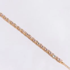 SEE YOU NEVER RHINESTONE CZ ANKLET 7 SEE YOU NEVER RHINESTONE CZ ANKLET -handbag shop see you never rhinestone cz anklet gold 3 3