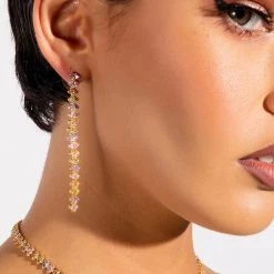 SHAME ON ME CZ STUDS -handbag shop shame on me cz studs gold multi 1 1