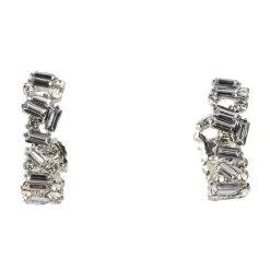 SHINE BRIGHT RHINESTONE HOOPS