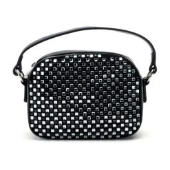 SHORTIE EMBELLISHED BLACK PURSE