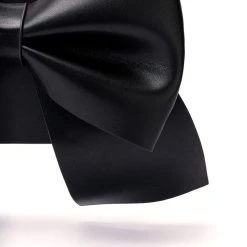 SITTING PRETTY FAUX LEATHER CLUTCH -handbag shop sitting pretty faux leather clutch black 4 4