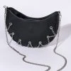 S&M BAGUETTE BAG -handbag shop sm baguette bag black 2 2