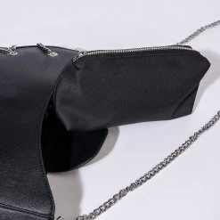 S&M BAGUETTE BAG -handbag shop sm baguette bag black 4 4