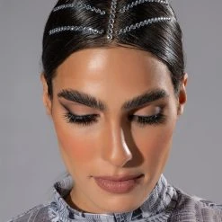 SMALL CIRCLE HAIR GEM STICKERS 8 SMALL CIRCLE HAIR GEM STICKERS -handbag shop small circle hair gem stickers silver 1 1