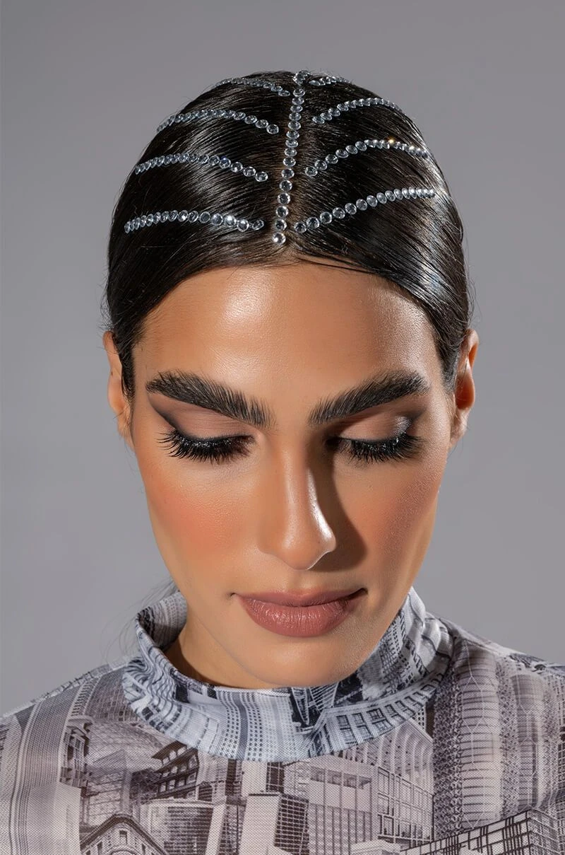 SMALL CIRCLE HAIR GEM STICKERS 5 SMALL CIRCLE HAIR GEM STICKERS - Image 3