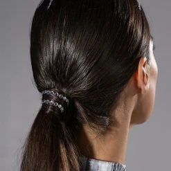 SMALL CIRCLE HAIR GEM STICKERS 9 SMALL CIRCLE HAIR GEM STICKERS -handbag shop small circle hair gem stickers silver 2 2