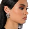 SNEAKY LINK EMBELLISHED EARRINGS