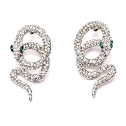 SNEAKY LINK EMBELLISHED EARRINGS -handbag shop sneaky link embellished earrings multi 2 2