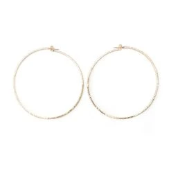 SPARKLE GOLD 80MM RHINESTONE HOOPS -handbag shop sparkle gold 80mm rhinestone hoops gold 2 2 c1 c1
