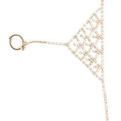 SPARKLE STATEMENT HAND ARMOR BRACELET