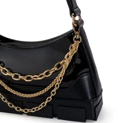 STREET FIGHTER RUBBER BAG IN BLACK -handbag shop street fighter rubber bag in black black 5 5