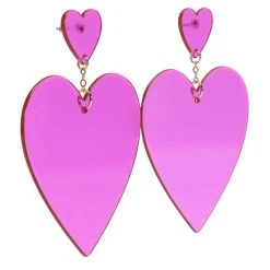 SWEET LIKE SUGAR STATEMENT DROP EARRINGS -handbag shop sweet like sugar statement drop earrings pink 4 4