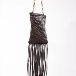 SWEPT UP FRINGE BAG 8 SWEPT UP FRINGE BAG -handbag shop swept up fringe bag brown 1 1