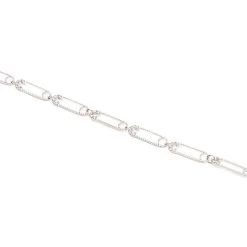 TAKE CAUTION RHINESTONE PAPERCLIP CHOKER -handbag shop take caution rhinestone paperclip choker silver 3 3