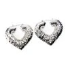 TAKE IT FROM ME HEART HOOPS -handbag shop take it from me heart hoops silver 2 2