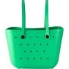 TALK ABOUT ME PERFORATED TOTE -handbag shop talk about me perforated tote green 3 3