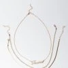 TAURUS LAYER NECKLACE -handbag shop taurus layer necklace gold 2 2