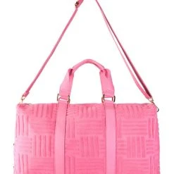 handbag shop 26 TERRY PINK WEEKEND BAG