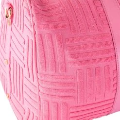 TERRY PINK WEEKEND BAG -handbag shop terry pink weekend bag pink 5 5