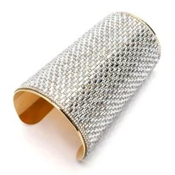 TONIGHT IS THE NIGHT RHINESTONE CUFF -handbag shop tonight is the night rhinestone cuff gold 5 5