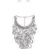 TOO ICY EMBELLISHED STATEMENT NECKLACE SET -handbag shop too icy embellished statement necklace set silver 3 3 c1
