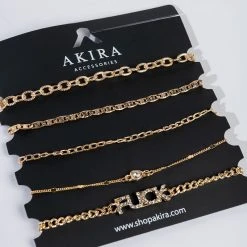 TRY ME BRACELET SET 7 TRY ME BRACELET SET -handbag shop try me bracelet set gold 3 3