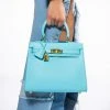 WORK IT PU LEATHER LIGHT BLUE BAG -handbag shop work it pu leather light blue bag blue 1 1