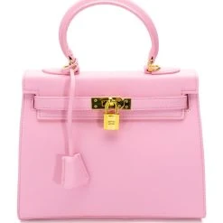 WORK IT PU LEATHER LIGHT PINK BAG