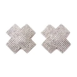 X MARKS THE SPOT EMBELLISHED NIP STICKER