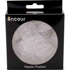 X MARKS THE SPOT EMBELLISHED NIP STICKER -handbag shop x marks the spot embellished nip sticker silver 4 4