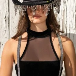 YES INDEED RHINESTONE HARNESS -handbag shop yes indeed rhinestone harness silver 1 1 c1 c1